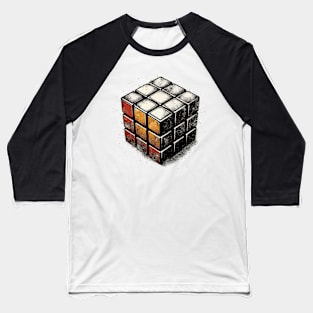 Rubiks Cube Baseball T-Shirt